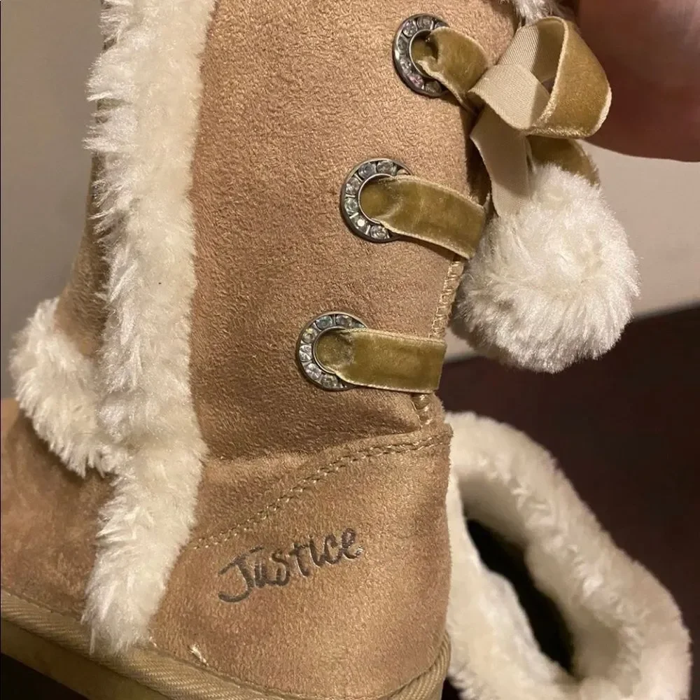 Justice size 5 fashion boots